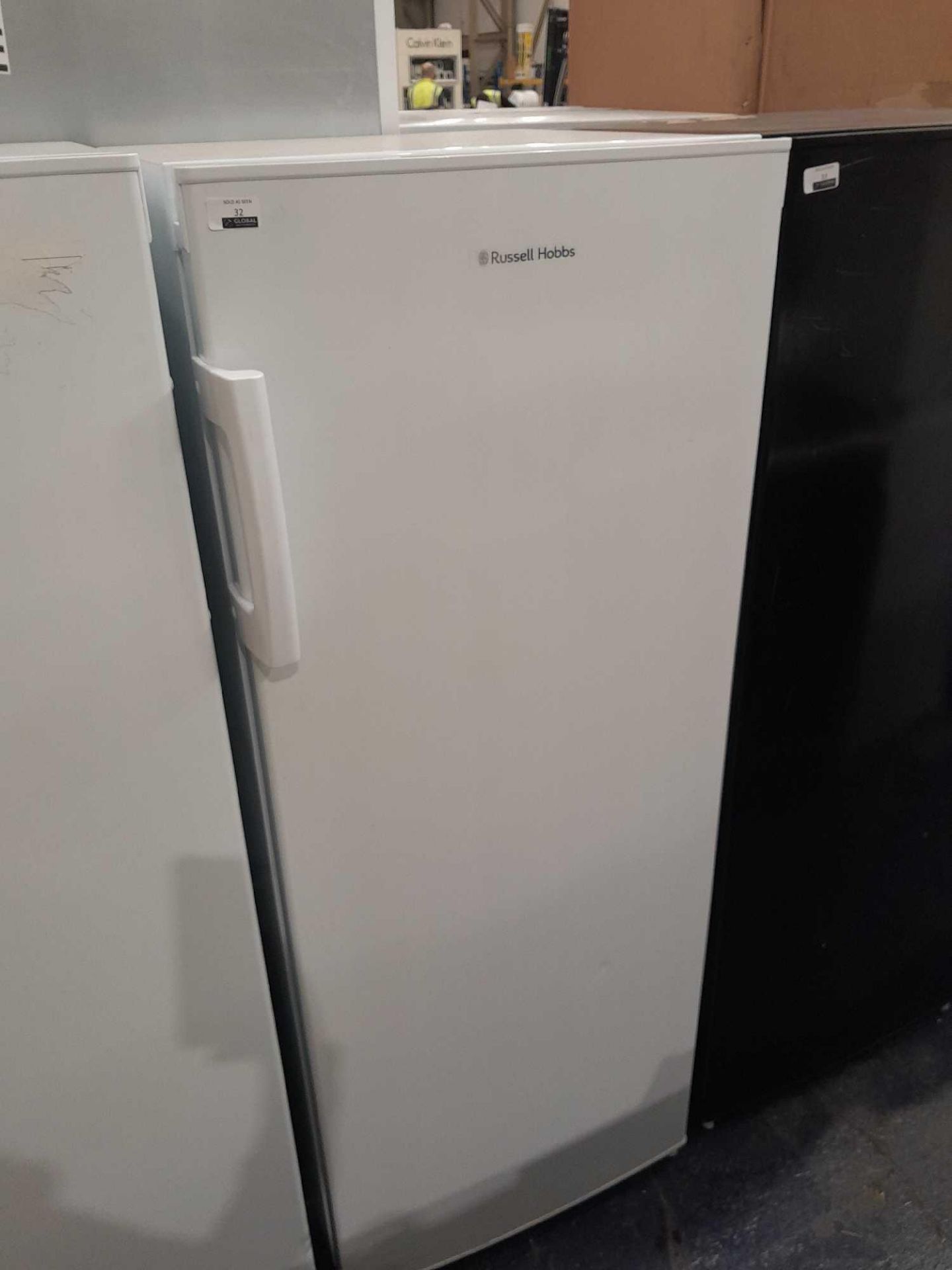 RRP £350 Russell Hobbs Freestanding Tall Larder Fridge, F Rating, 230 Litre Capacity, White, Rh55Lf1 - Image 2 of 2