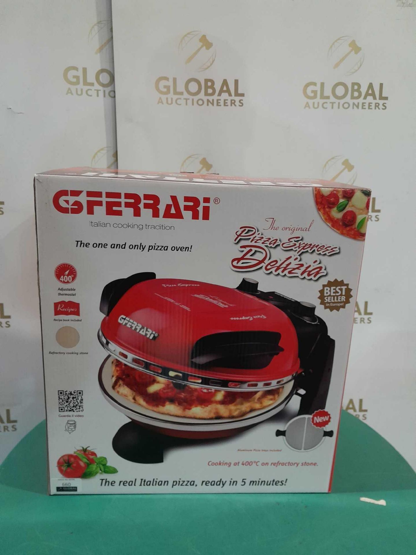 RRP £120 Boxed Gferrari The Original Pizza Oven - Image 2 of 2