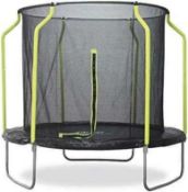 RRP £150 Boxed Plum Wave Springsafe Trampoline With Enclosure