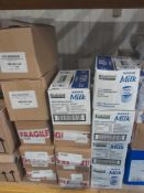 RRP £150 Lot To Contain 13 Boxed Assorted Items To Include 120 X 12Ml Lakeland Whole Milk Sachets, M