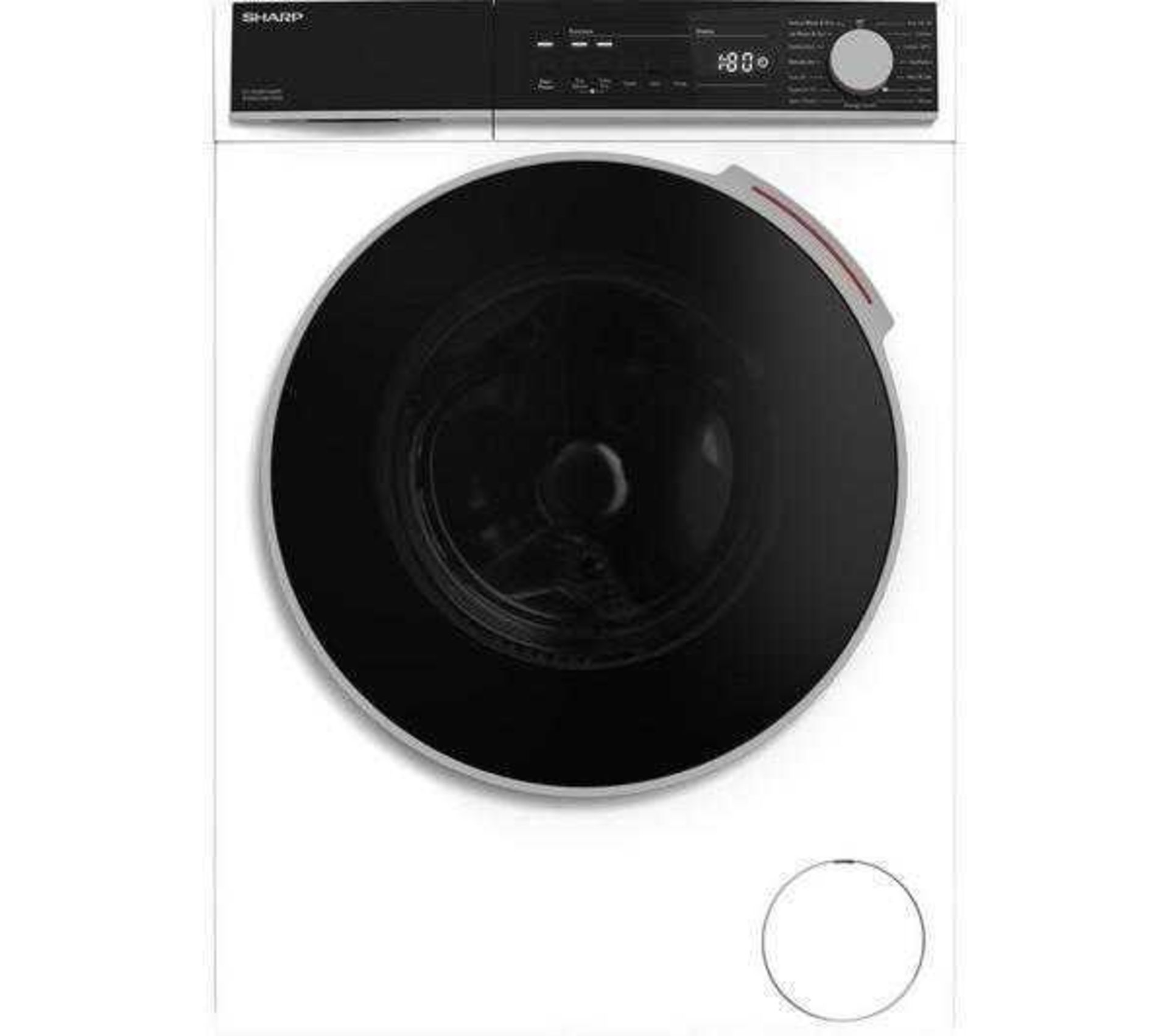 RRP £400 Sharp Sharp Es-Ndb8144Wd-En 8 Kg Washer Dryer - White 8 Kg Washer Dryer - White