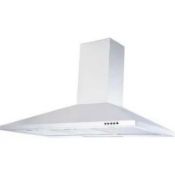 RRP £100 Boxed Ubsch90Ss 90Cm Stainless Steel Cooker Hood