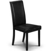 RRP £110 Boxed Hudson Black Dining Chair