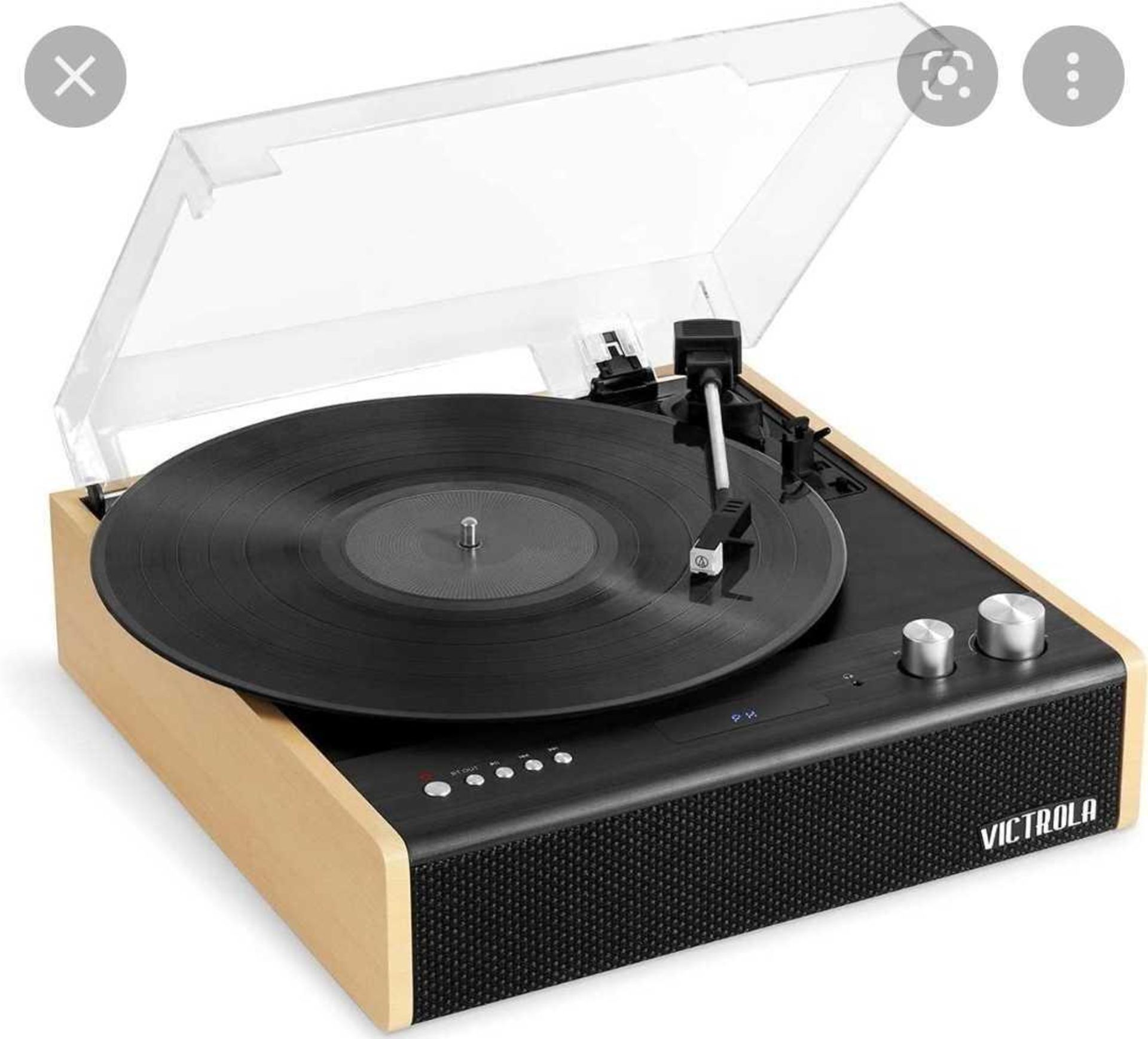 RRP £100 Boxed The Victrola The Eastwood Hybrid Record Player