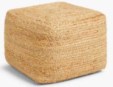 RRP £80 John Lewis Jute Pouffe