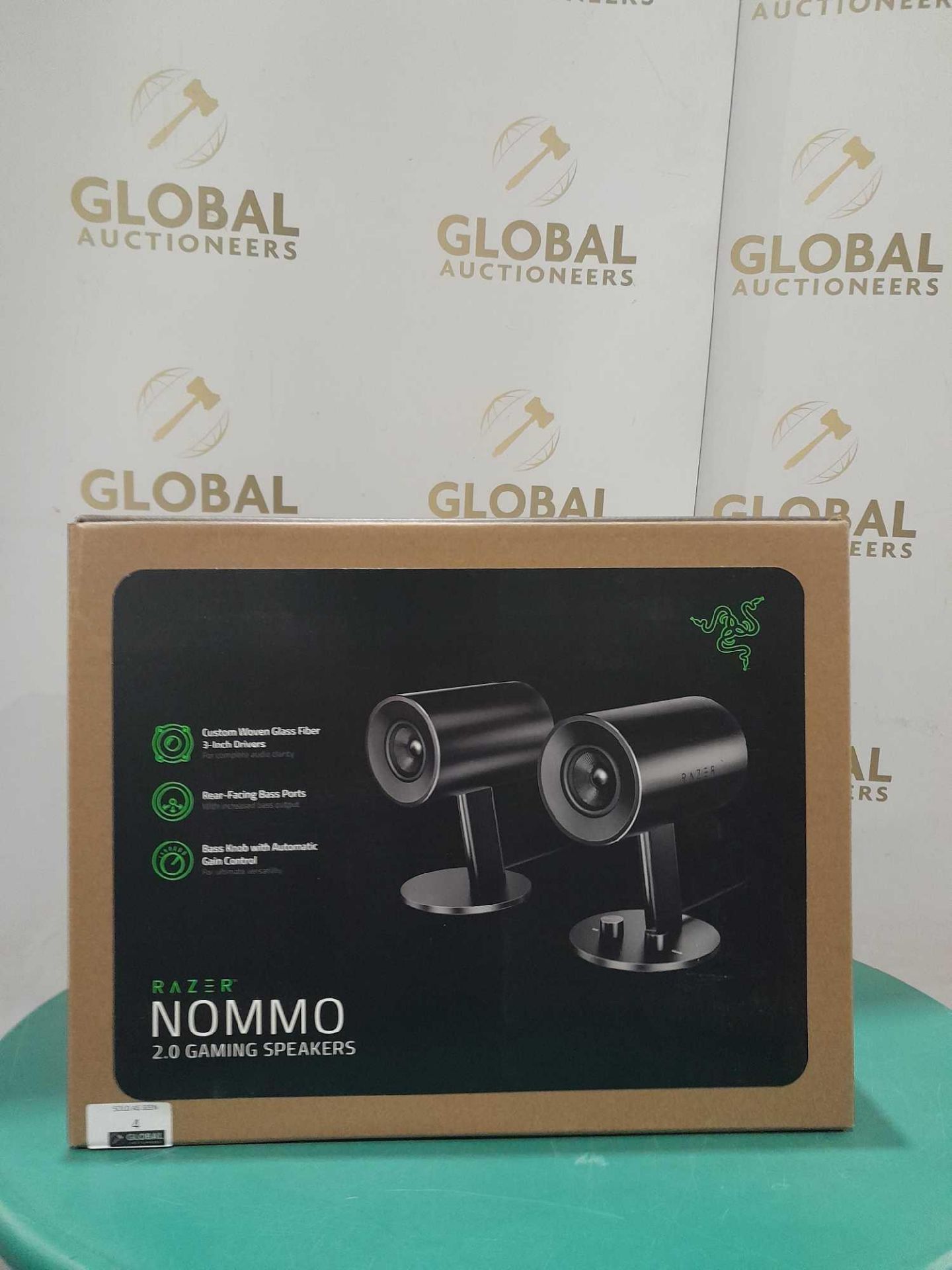 RRP £150 Boxed Set Of Nommo Razer 2.0 Gaming Speakers - Image 2 of 2