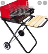 RRP £100 Boxed Portable Charcoal Barbecue With Wheels
