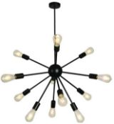 RRP £185 Boxed Wayfair 12 Light Sputnik Chandelier Light