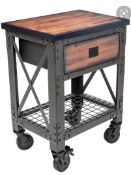 RRP £180 Boxed Duramax Industrial 27.6 Metal And Wooden Workbench