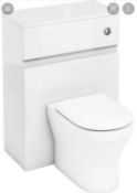 RRP £450 Boxed Relaxdays Elye 51X60X32Cm Back To Wall Toilet Unit