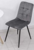 RRP £160 Boxed Maysonet Upholstered Brown Dining Chair