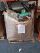 RRP £1,300 Pallet To Contain Assorted Items Such As Lawn Mower, iPad Cases, And More.