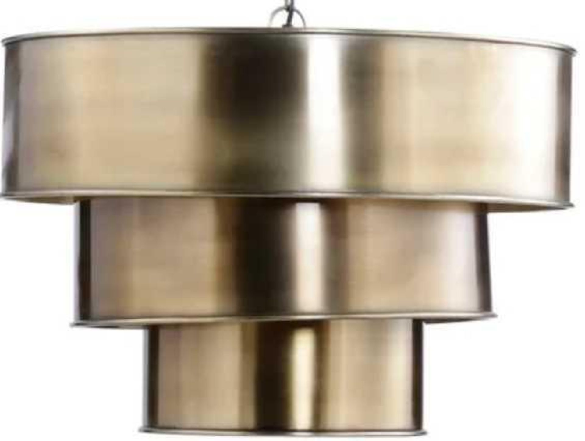 RRP £260 Boxed Beatrice 1 Light Drum Ceiling Pendant