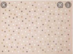 RRP £100 Bagged 200X300Cm Lorena Canals Rosa Multi Dots Floor Rug