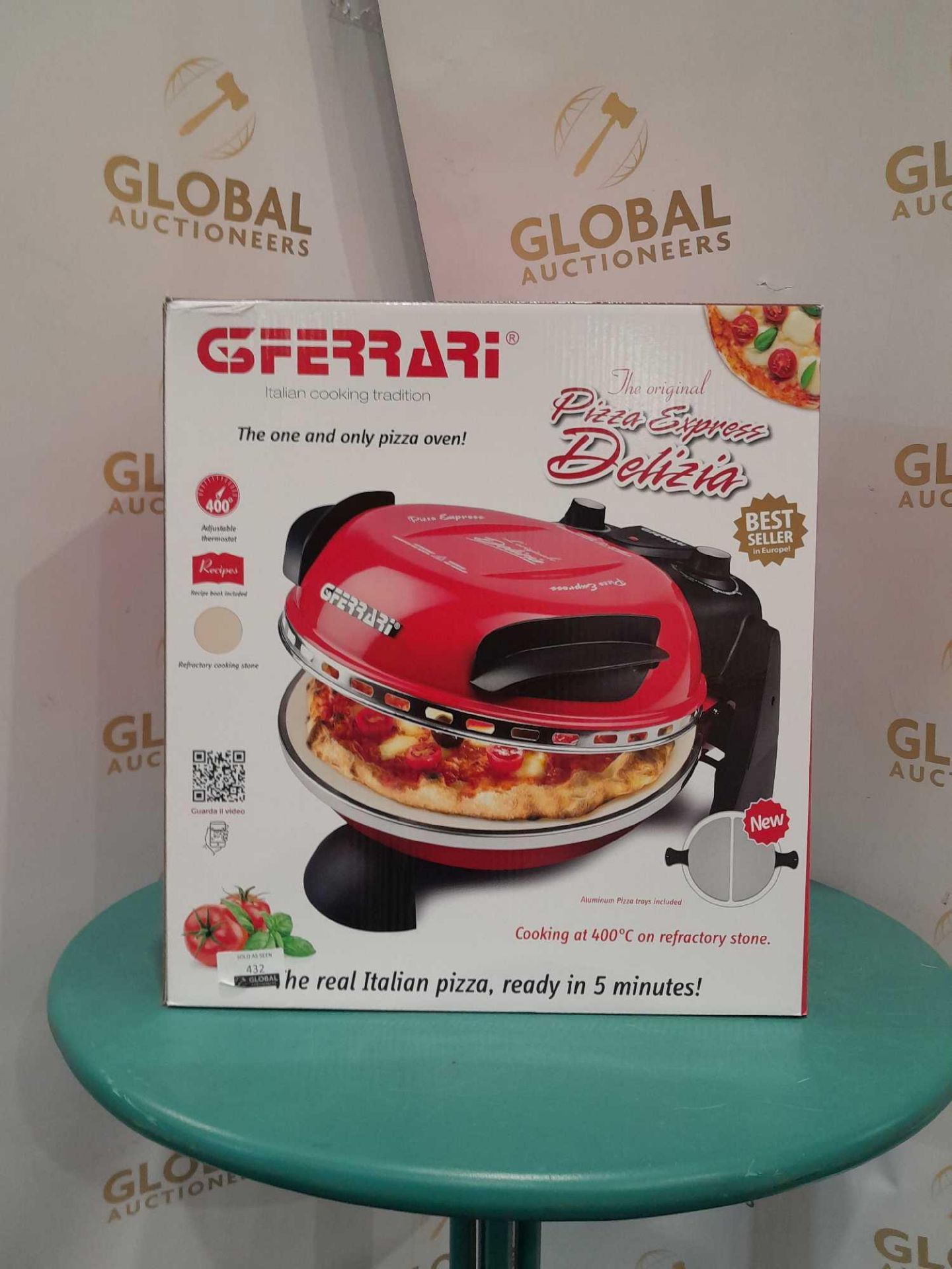 RRP £180 Boxed Gferrari The Original Pizza Express Pizza Oven - Image 2 of 2