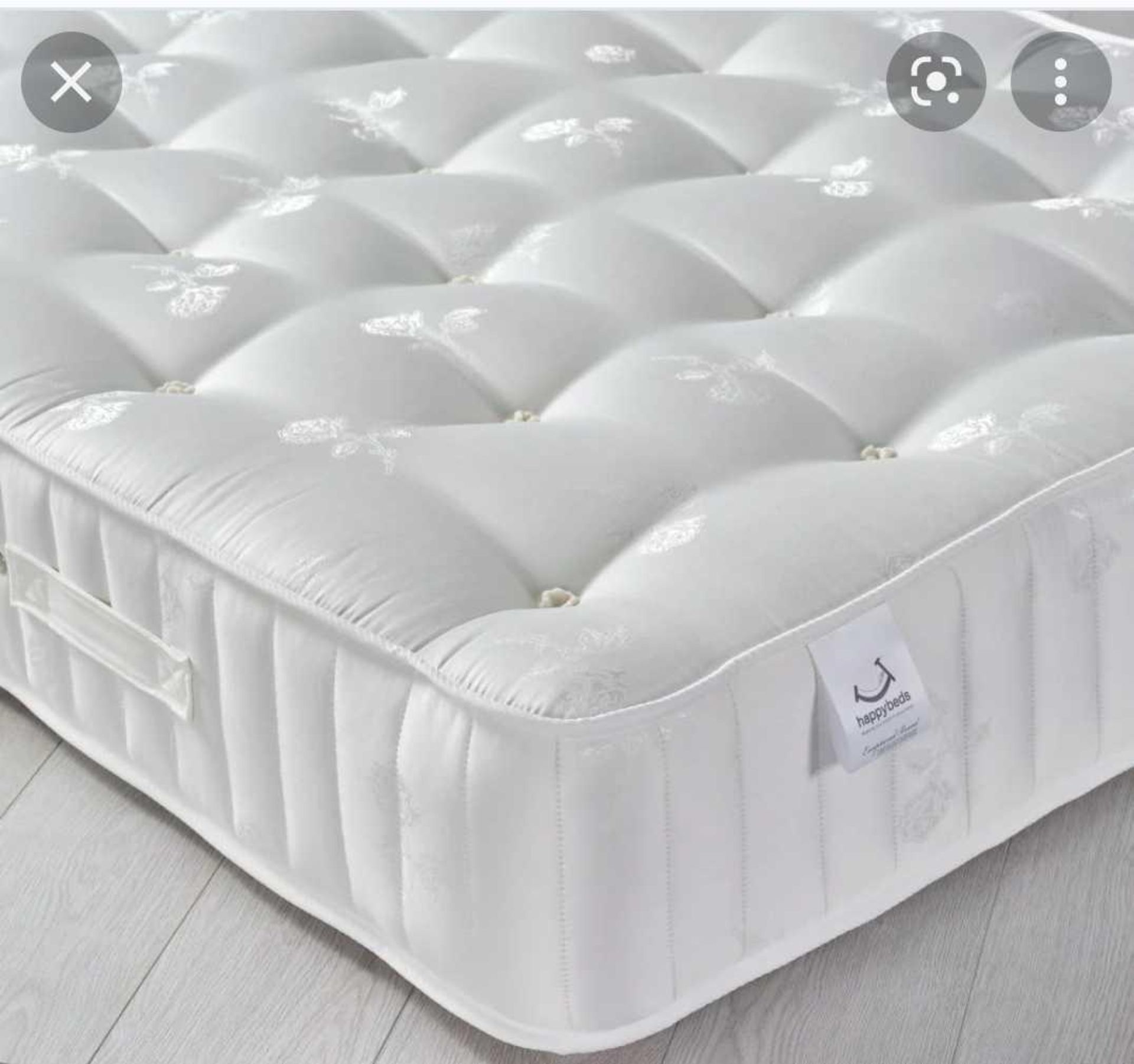 RRP £400 Bagged Queensize Pocket Sprung Mattress - Image 2 of 2