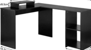 RRP £100 Boxed Dosleeps L Shaped 53" Computer Corner Desk