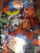 RRP £150 Lot To Contain A Large Amount Of Items Such As, Thai Sweet Chilli Uncle Bens Rice, Frogtape
