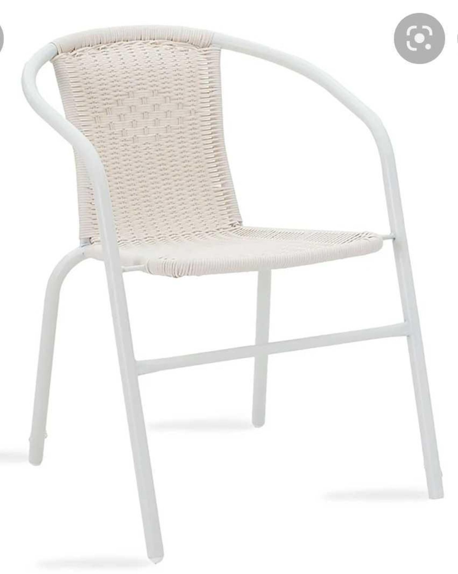 RRP £150 Boxed Tatalapoose Garden Chair In White