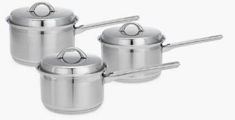 RRP £80 John Lewis Cooking Pans Set