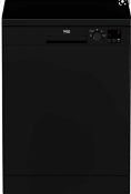 RRP £300 Beko Dvn04320B 60Cm Freestanding Dishwasher - Black