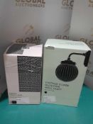 RRP £100 Lot To Contain 2 Boxed Assorted John Lewis Lighting Items To Include A Meena Table Lamp And