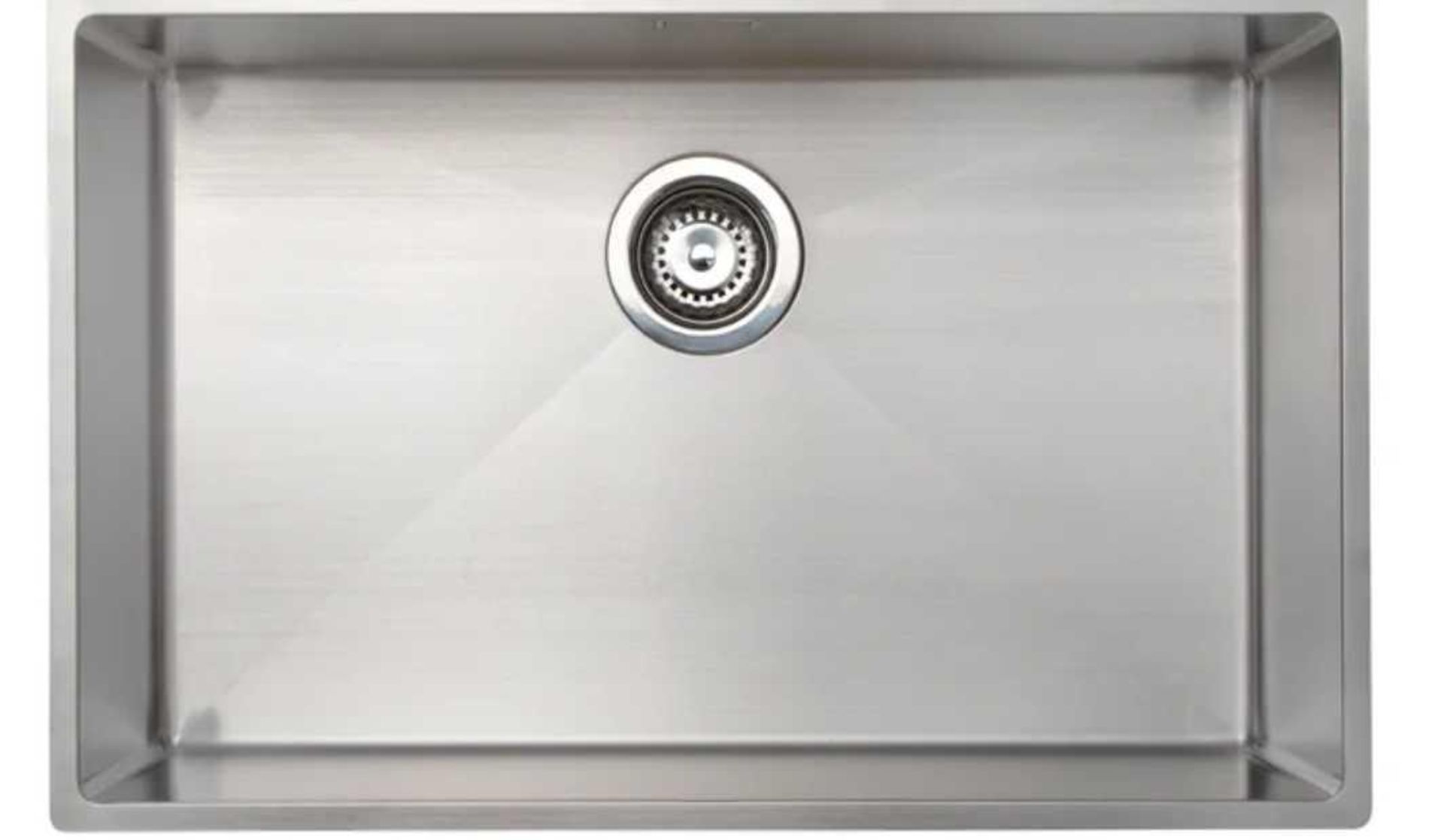 RRP £250 Boxed 73 X 43Cm Single Bowl Undermount Kitchen Sink