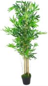 RRP £80 Boxed Artificial Bamboo Tree In Pot Liner