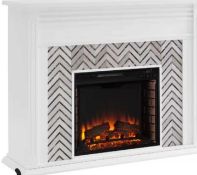 RRP £750 Boxed Marsily Electric Fire Suite