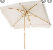 RRP £300 Boxed Xan 3Mx2M Rectangular Beach Parasol Fabric