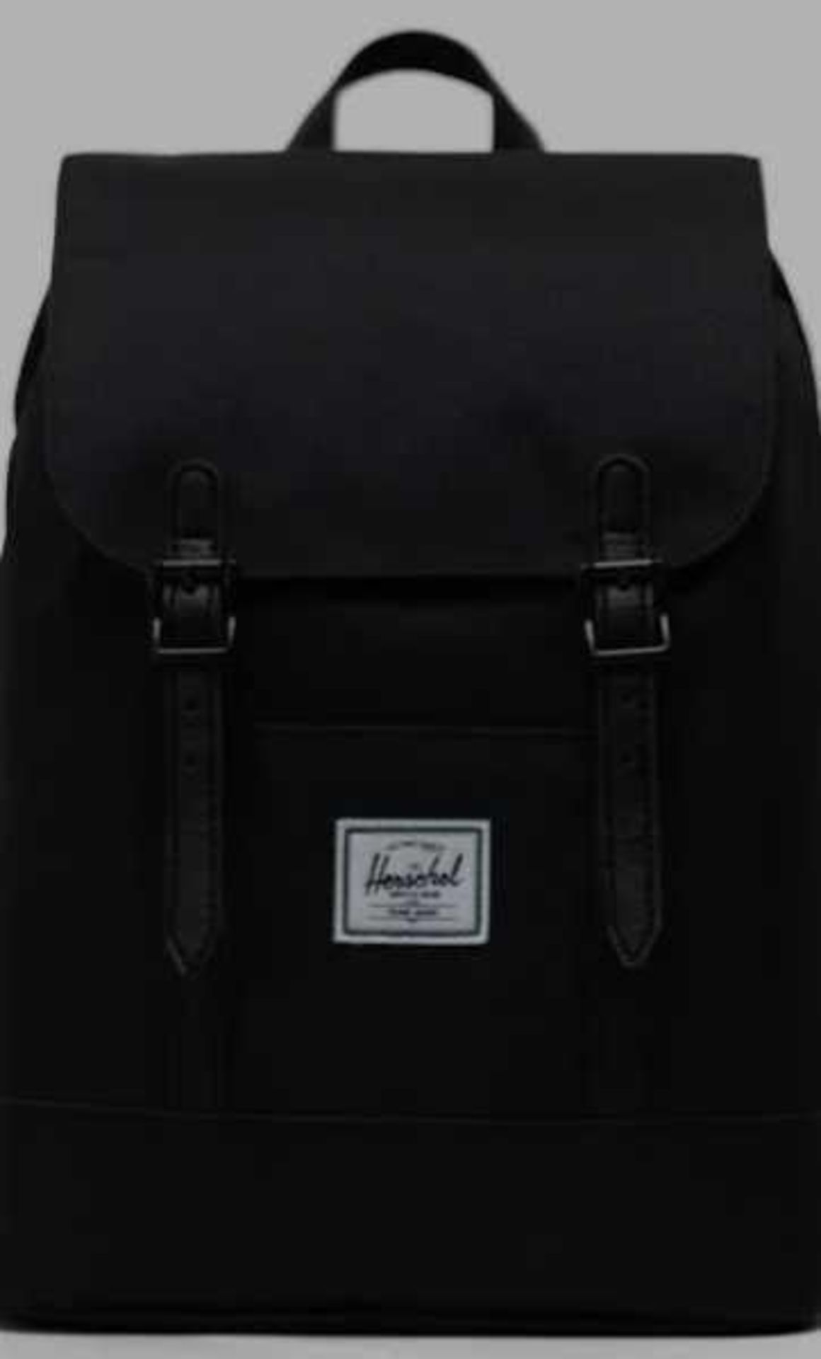 RRP £70 Bagged Herschel And Co Black Backpack - Image 2 of 2