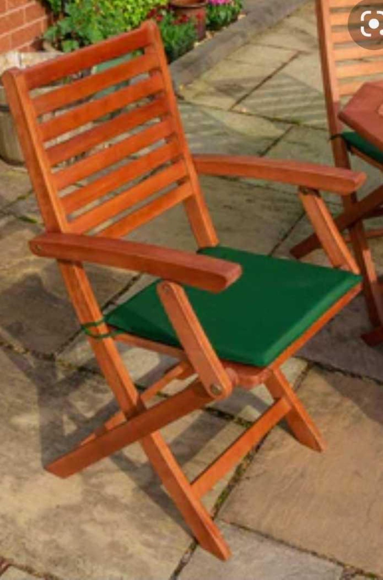 RRP £540 Boxed Set Of 4 Plumley Folding Chairs