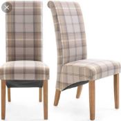 RRP £300 Boxed Conklin Upholstered Dining Chair