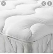 RRP £70 Bagged John Lewis Super King Size 180Cm Soft And Light Mattress Topper