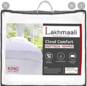 RRP £120 Bagged Lakhmaali Kingsize Mattress Topper