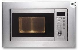 RRP £140 Cookology Integrated Microwave In Stainless Steel
