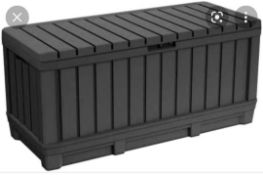 RRP £80 Boxed Keter Kentwood Outdoor Garden Storage Box