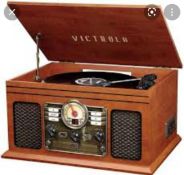 RRP £250 Boxed Victrola 6In1 3 Speed Turntable