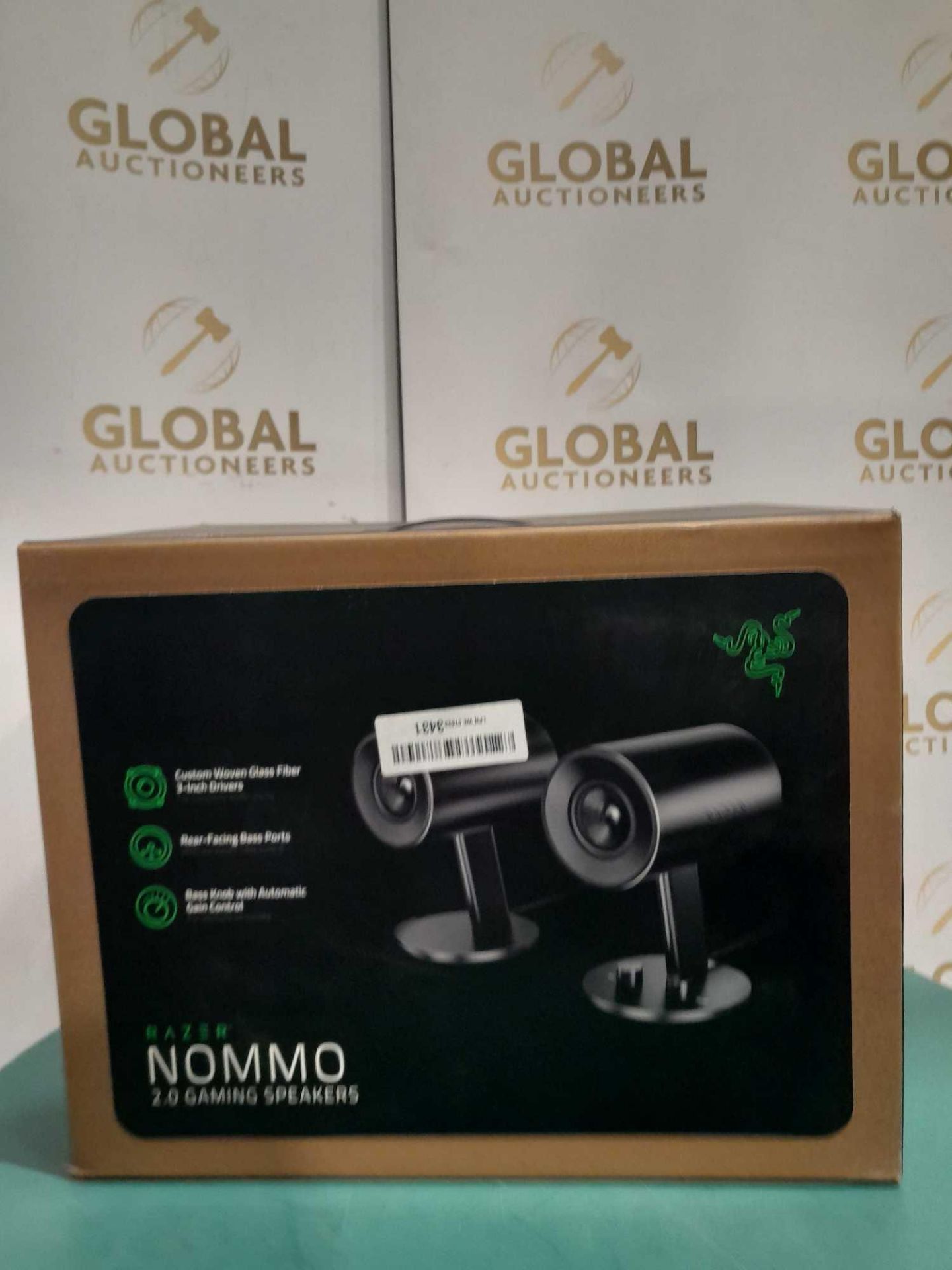 RRP £150 Boxed Razer Nommo 2.0 Gaming Speakers - Image 2 of 2