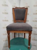 RRP £100 Vintage Style Solid Wooden Dining Chair