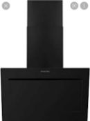 RRP £250 Boxed Russell Hobbs 90Cm Wide Glass Chimney Cooker Hood