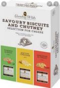 RRP £150 Lot To Contain A Large Amount Of Items Such As, Grandma Wilds Savoury Biscuits And Chutney