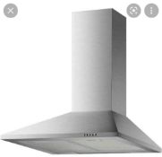 RRP £180 Boxed Culina Stainless Steel Chimney Cooker Hood