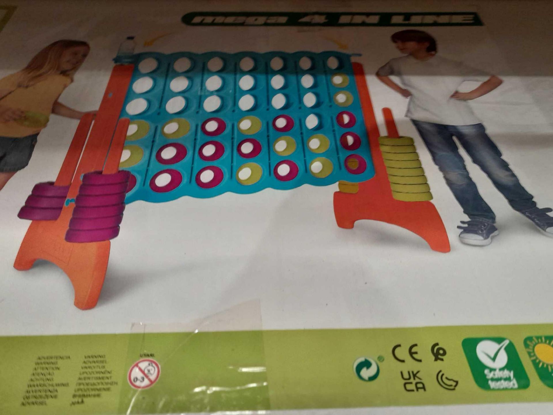 RRP £150 Boxed Feber Mega 4 In Line Children's Game - Image 2 of 2