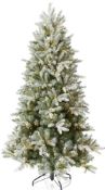 RRP £295 Boxed Santa'S Best 16 Function Pre-Lit Dewdrop Christmas Tree With Remote Control