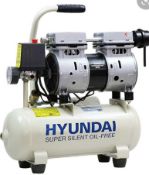 RRP £150 Boxed Hyundai Hy5508 Low Noise Air Compressor
