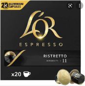 RRP £100 Lot To Contain 4 Boxes Each Containing Packs Of 20 X 104G Espresso Aluminium Capsule Coffee