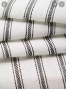 RRP £65 Boxed John Lewis Linen Rich Stripes Daylight Roman Blinds