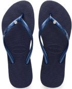 RRP £200 Lot To Contain X4 Boxed Havaians Assorted Flip Flops