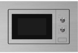 RRP £200 Boxed Culina Stainless Steel Single Built In Microwave Oven